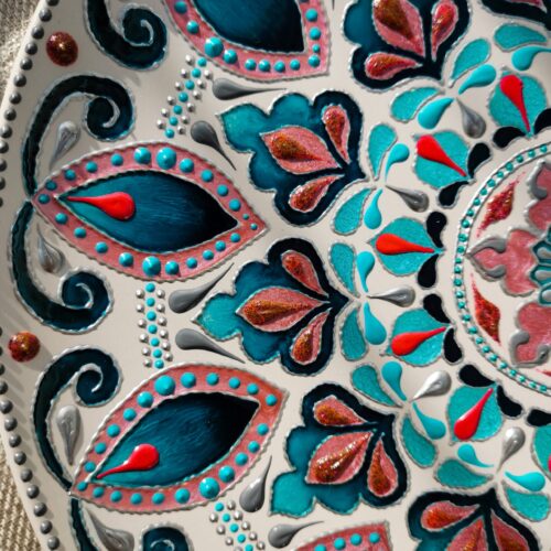 Decorative plate “Bright Oasis” - Image 2