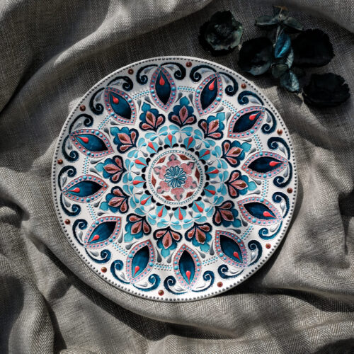 Decorative plate “Bright Oasis”