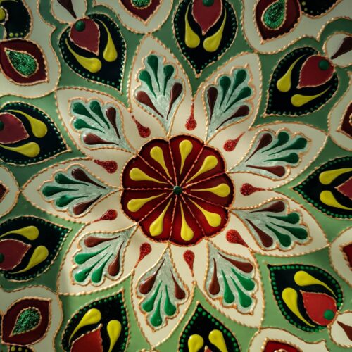 Decorative plate “Flamboyant” - Image 4