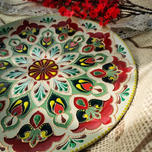 Decorative plate “Flamboyant” - Image 3