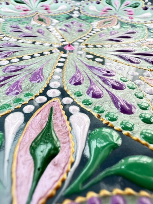 Decorative plate “Enchanted Garden” - Image 3