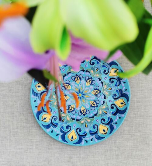 Decorative plate “Prism Palette”